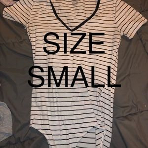 Striped T-Shirt One Piece